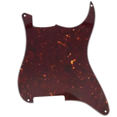 Image of Musiclily 4 Hole Guitar Stratocaster Pickguard Blanks Material for Strat Style Custom, 4Ply Tortoise Shell