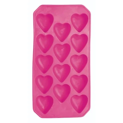 Image of BarCraft Mix It Flexible Heart Shape Ice Cube Tray