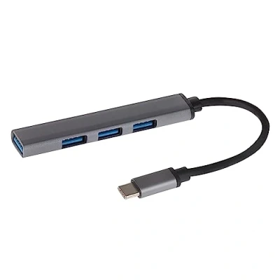 Image of Nikkai USB C Hub Adapter, 4 in 1 with 4x A 3.1 Super Speed Ports for MacBook Air, Pro, Dell XPS, Lenovo ThinkPad and More