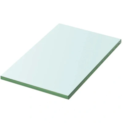 Image of vidaXL Shelf Panel Glass Clear 20x12 cm