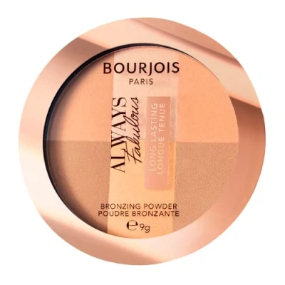 Image of Bourjois, Always Fabulous Long Lasting Bronzing Powder, Powder with Luminous Finish 001 Medium