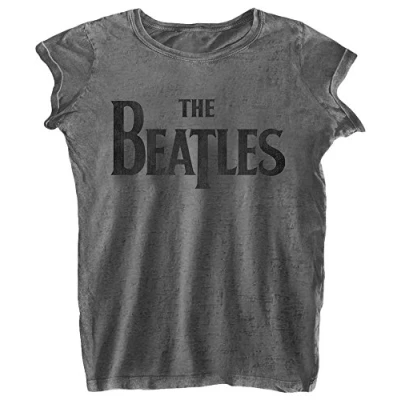 Image of T Shirt # L Grey Femmina Drop Logo