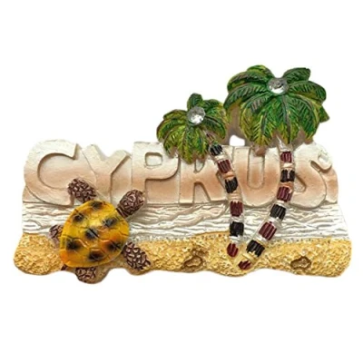 Image of Wedare Cyprus 3D Refrigerator Magnet Travel Souvenirs,Resin Home &amp; Kitchen Decoration Fridge