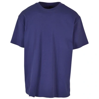 Image of Build Your Brand Men&#039;s Heavy Oversize tee T Shirt, Lightnavy, XS