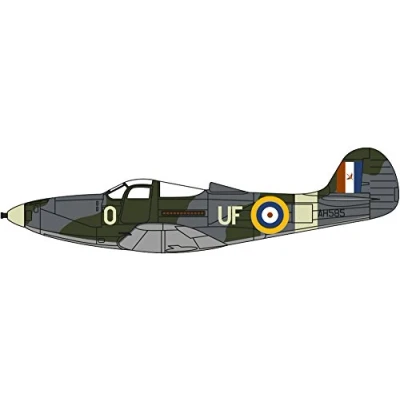 Image of Oxford Diecast AC071 Bell Airacobra I 601 County of London Sqn. RAF Duxford 1940