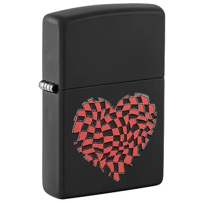 Image of Zippo Lighter, Metal, Black