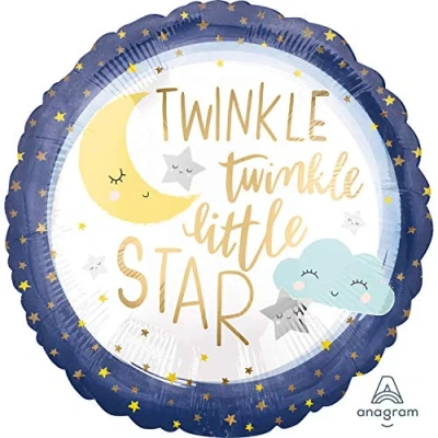 Image of Amscan 3850601 Sd C: Twinkle Little Star