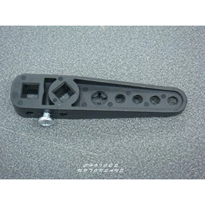 Image of Replacement Black Plastic WC Toilet Cistern Flush Lever Multi Adjustable ARM