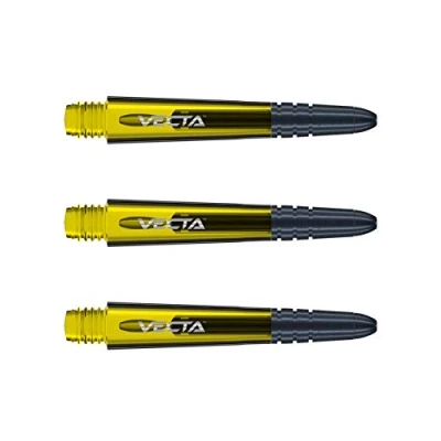 Image of WINMAU Vecta Yellow Short Polycarbonate Dart Stems 1 set per pack (3 shafts in total)