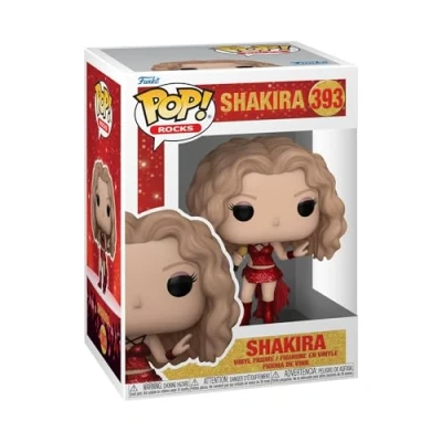 Image of Funko POP! Rocks: Shakira (Super Bowl) Glitter Collectable Vinyl Figure Gift Idea Official Merchandise Toys for Kids &amp; Adults Music Fans Model Collectors and Display