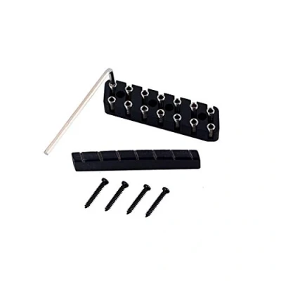 Image of Alnicov Headless Guitar 7 String Locking Nut Guitars Tuning Accessories Set