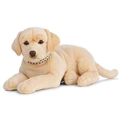 Image of Living Nature Giant Golden Labrador, Realistic Soft Cuddly Dog Toy, Naturli Eco Friendly Plush, 60cm