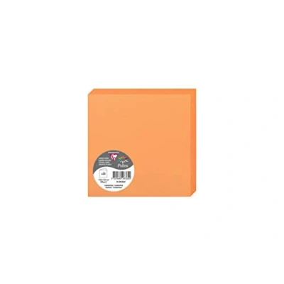 Image of Clairefontaine Ref 2836C Pollen Folded Card (Pack of 25 Sheets) 135 x 135mm Sized, 210gsm Card, Inkjet &amp; Laser Printer Compatible, Acid Free Cocoa
