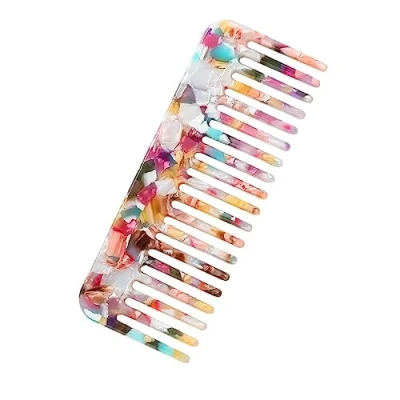 Image of Jagowa Hair Comb Wide Tooth Detangling No Handle Hairdressing Styling for Women Curly or Long