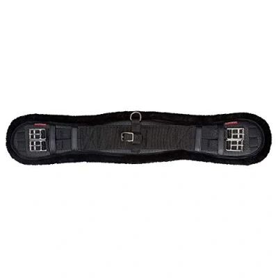 Image of LeMieux Merino+ Integrated Mono Girth Dressage Girths Black/Black, 70cm