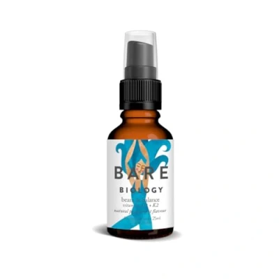 Image of Bare Biology Vitamin d3 4000IU + K2 100ug Daily Oral D Spray Beam &amp; Balance Natural Peppermint Flavour (60 Day Supply 25ml) Vegan UK k2. Supports Immune Health, Bones Teeth