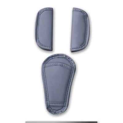 Image of baizhong 3 Pcs Baby Pads Shoulder Strap and Crotch Cover Set, Soft Car Seat Belt Pad for All Seats (Grey)