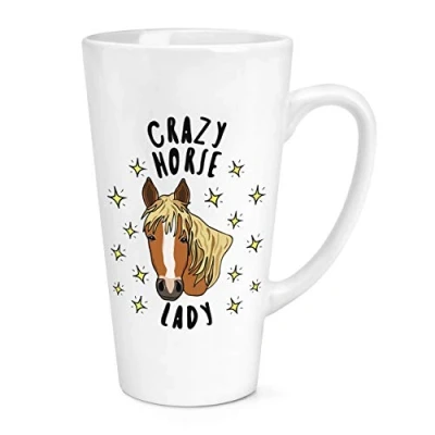 Image of Crazy Horse Lady Stars 17oz Large Latte Mug Cup