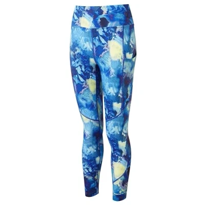 Image of Ronhill Running, Wmn&#039;s Tech Crop Tight, Blue Summer Haze, Size 12