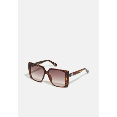 Image of Calvin Klein Jeans Sunglasses, Women&#039;s, Size: 56, Brown
