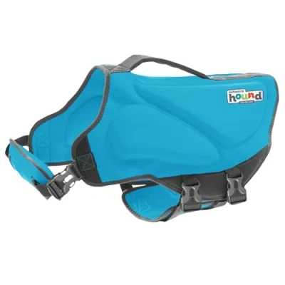 Image of Outward Hound Dawson Swim Blue Dog Life Jacket, Small