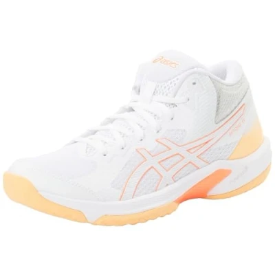 Image of Asics Beyond MT Volleyball shoes, Women&#039;s, Size: 5, White/vivid coral shoes