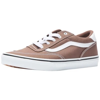 Image of Vans Brooklyn Ls Sneaker, Canvas Deep Taupe, 5.5 UK Child