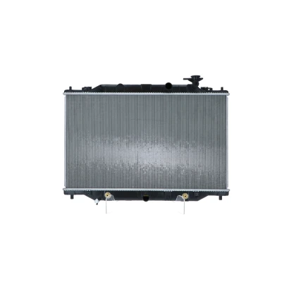 Image of SH0215200A, SH0215200B Engine radiator NRF 58417 Aluminium 726mm 425mm 26mm with pipe Brazed cooling fins MAZDA: CX 5 I