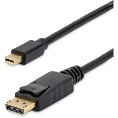 Image of StarTech.com MDP2DPMM3 3 ft Mini DisplayPort to 1.2 Adapter Cable M/M, 4k with HBR2 support, DP