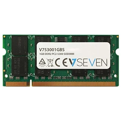 Image of V7 V753001GBS 1GB DDR2 PC2 5300 667Mhz 1.8V SO DIMM Notebook Memory Module V753001GBS,Green