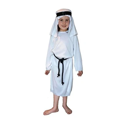 Image of Shepherd Nativity Costume : Childs White: Age 4 6yrs