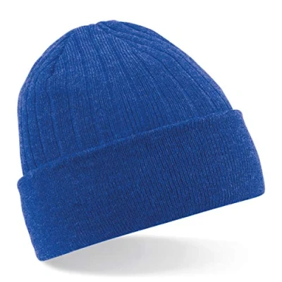 Image of Beechfield Double Layer Knit Thinsulate™ Beanie Bright Royal