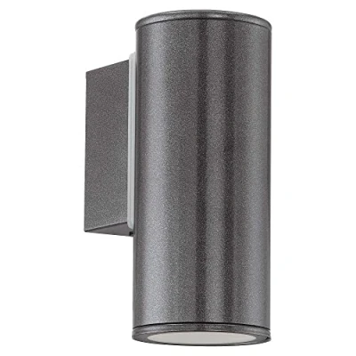 Image of EGLO 94102 GU10 LED Anthracite Outdoor Wall Light RIGA