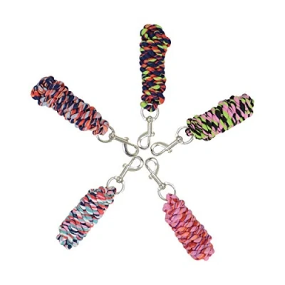 Image of Y H Hy Three Toned Lead Rope PR 14465 White/Green/Navy/Red 2m 14470