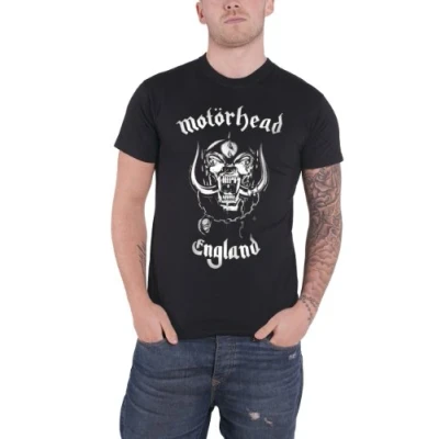 Image of Paradiso Clothing Motorhead England Print Tshirt, Women&#039;s, Size: Large, Black