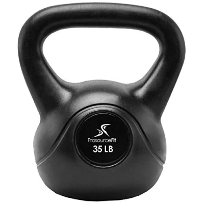 Image of ProsourceFit Vinyl Plastic Kettlebell from 10, 15, 20, 25, 30 and 35 lbs