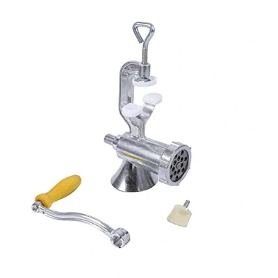 Image of Aluminium Alloy Hand Operate Manual Meat Grinder Sausage Beef Mincer Table Kitchen Home Tool Micer for