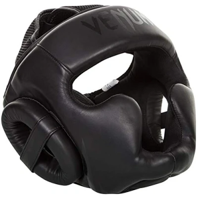 Image of Venum Unisex&#039;s Challenger 2.0 Head Gear Matte, One Size, Black/Black, 144 x 87 40 cm (WxHxD)
