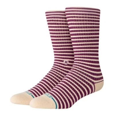 Image of Stance Gregor CREW Unisex Socks, Size: 5.5 7.5, Grape