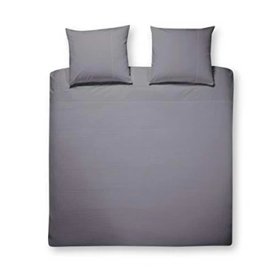 Image of Papillon Mendoza Duvet Covers anthracitciet, Cotton percale, Charcoal, 240 x 200/220 cm