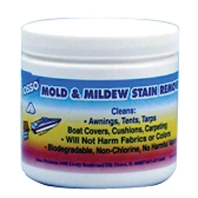Image of IOSSO MOULD &amp; MILDEW STAIN REMOVER CONCENTRATED POWDER MOLD CANOPY CANVAS CLEANER TENT AWNING