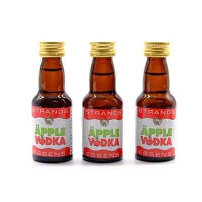Image of Apple Vodka 3x25ml Alcohol Free Extract Essence for Flavouring