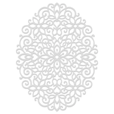 Image of Floral Filigree Oval Sweet Dixie Cutting Die