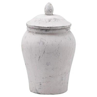 Image of Hill 1975 20731 Bloomville Stone Ginger Jar, CERAMIC, Multi Colour, One Size