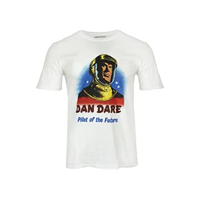 Image of Only Fools and Horses Dan Dare Official Double Sided T Shirt as Worn by Rodney (XXL) White