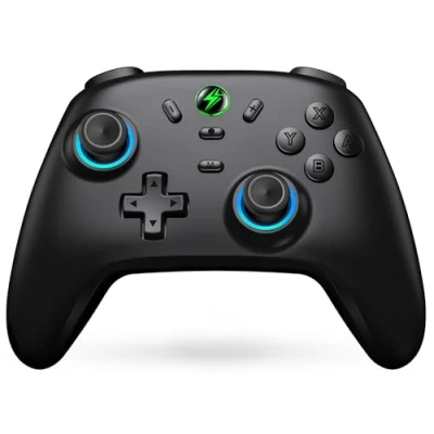 Image of HELLCOOL Controller for Nintendo Switch with Hall Effect Joystick/6 Axis Motion/Dual Vibration/Turbo/RGB/Wake up,Wireless Compatible Switch/Lite/OLED,Android/IOS/PC