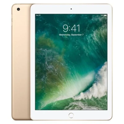 Image of Apple iPad 9.7 (5th Gen) 128GB Wi Fi Gold (Renewed)