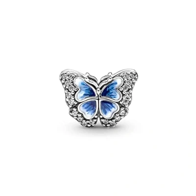 Image of Pandora Blue Butterfly Sparkling Charm 790761C01