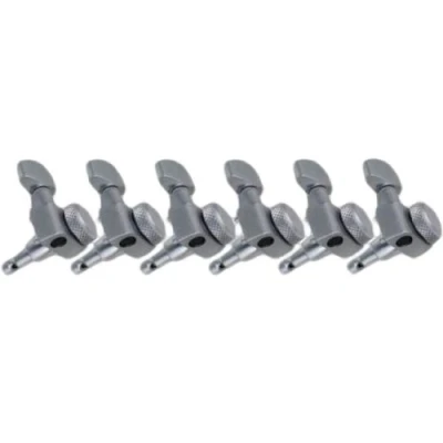 Image of Fender 099 0818 000 Locking Stratocaster®/Telecaster® Tuning Machines, Brushed Chrome (6)