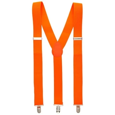 Image of Widmann Men&#039;s Braces Orange One Size